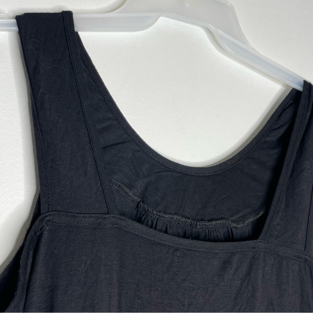 Effect Brand Black silver Studded tank top Poly/Cotton/Spandex Size Large - Picture 9 of 13